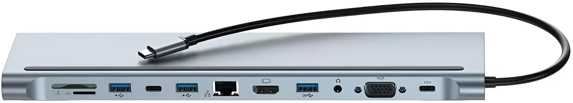 Многофункциональный адаптер 12в1 XO HUB010 (Grey)