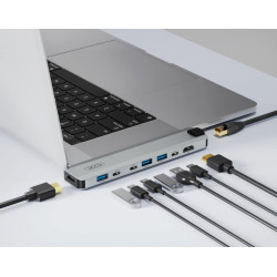 USB hub XO HUB017 (Silver) Thumb