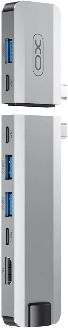 USB hub XO HUB017 (Silver)