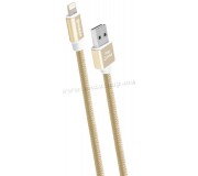 Cablu USB A to Lightning Xpower Pure Cooper 1m (Gold)