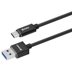 Cablu USB A to Type-C Xpower xp-tcun2 Nylon 2m (Black)