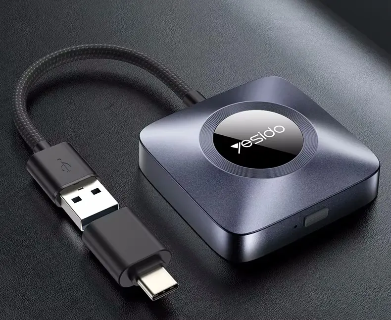 Беспроводной адаптер Yesido CarPlay KM23 (Black)