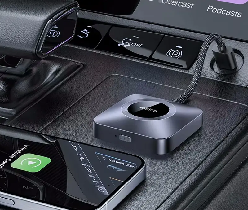 Беспроводной адаптер Yesido CarPlay KM23 (Black)