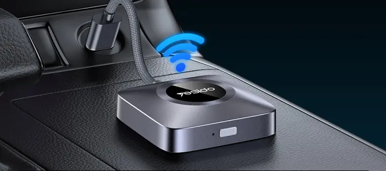 Беспроводной адаптер Yesido CarPlay KM23 (Black)