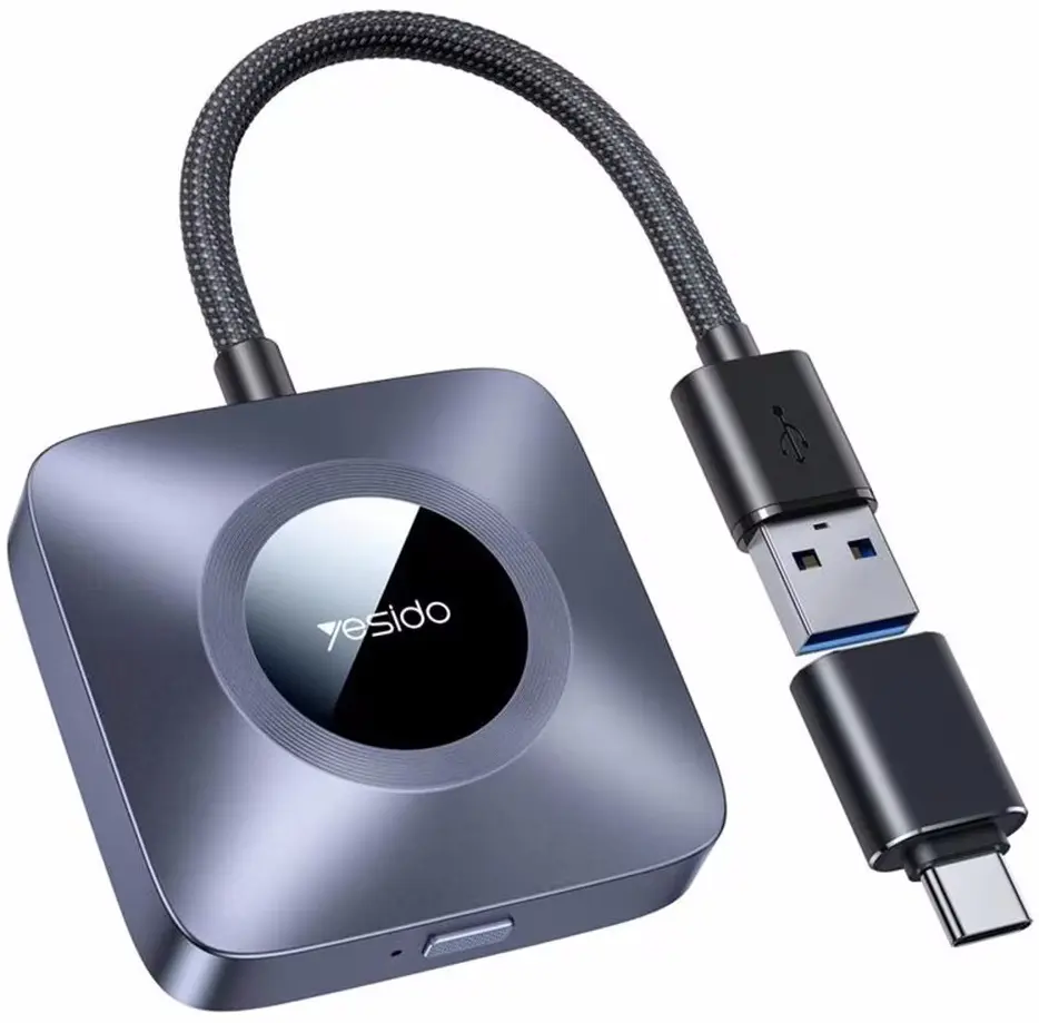 Беспроводной адаптер Yesido CarPlay KM23 (Black)