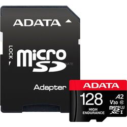Card memorie Adata High Endurance microSDXC 128GB Class 10 U3 + Adapter