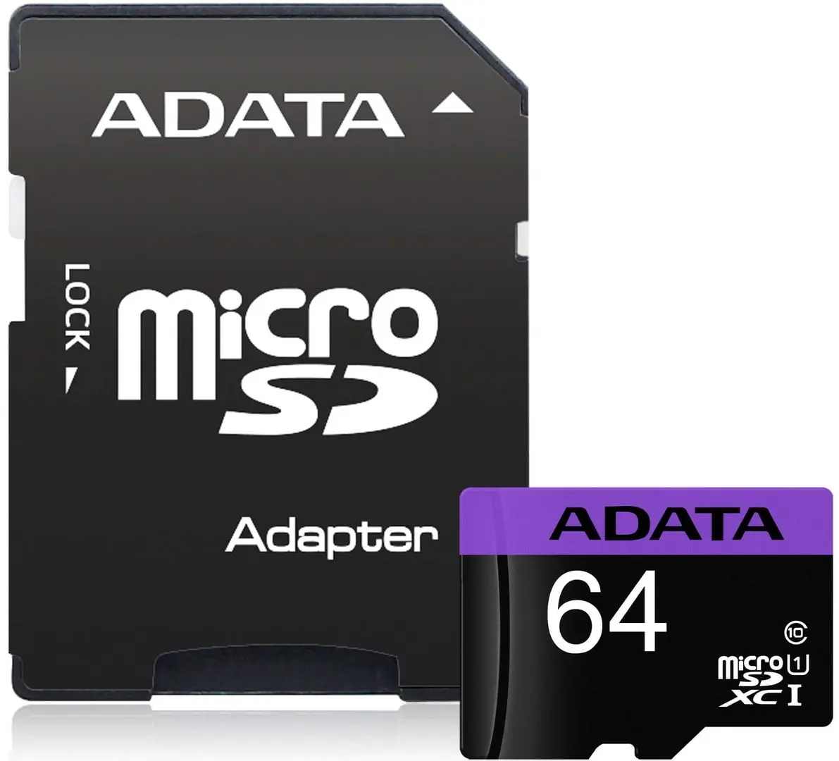 Card memorie Adata Premier microSDHC/SDXC 64GB Class 10 UHS-I + SD adapter