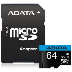 Card memorie Adata Premier microSDXC 64GB Class 10 UHS-I + SD adapter