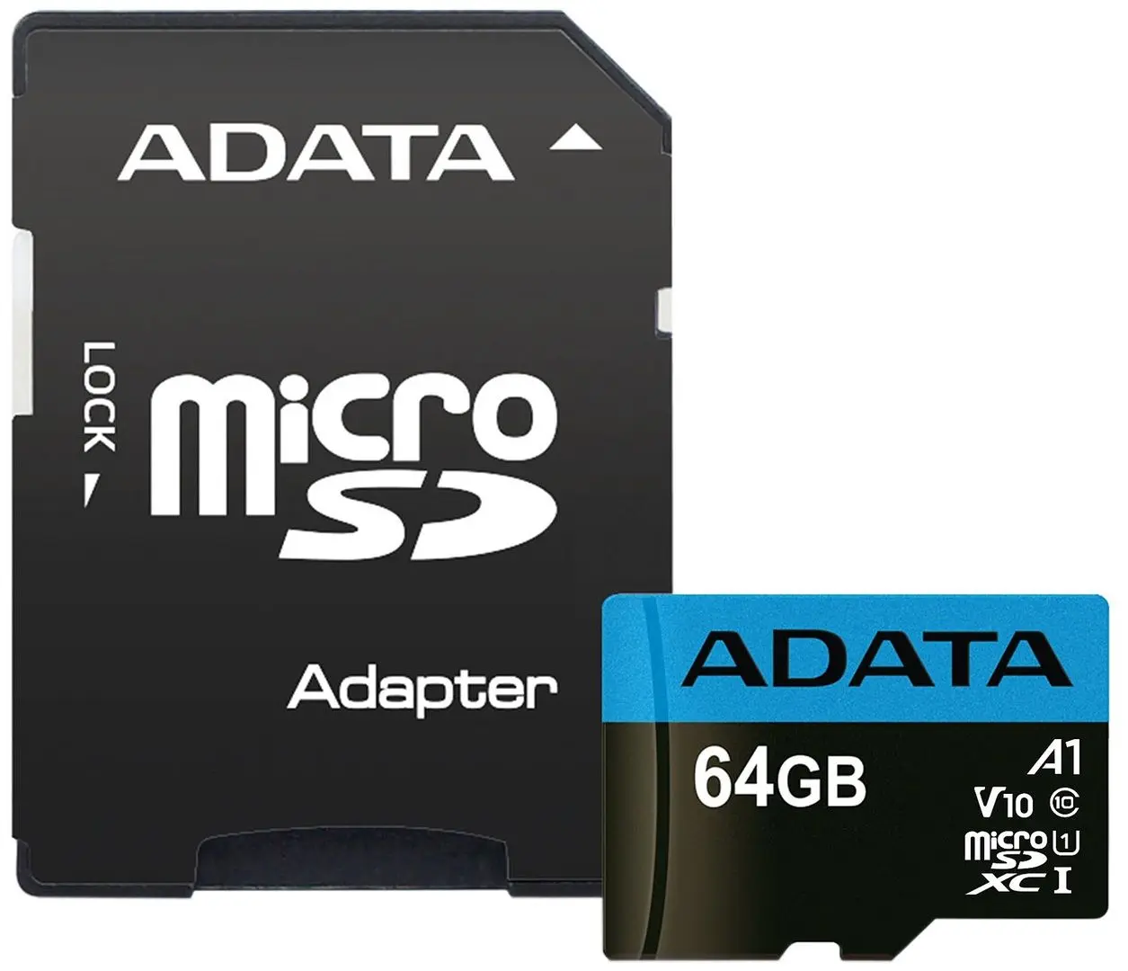 Card de memorie Adata Premier microSDXC 64GB Class 10 UHS-I U1 + SD adapter