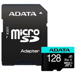 Card de memorie Adata Premier Pro microSDXC 128GB Class 10 UHS-I U3 + SD adapter