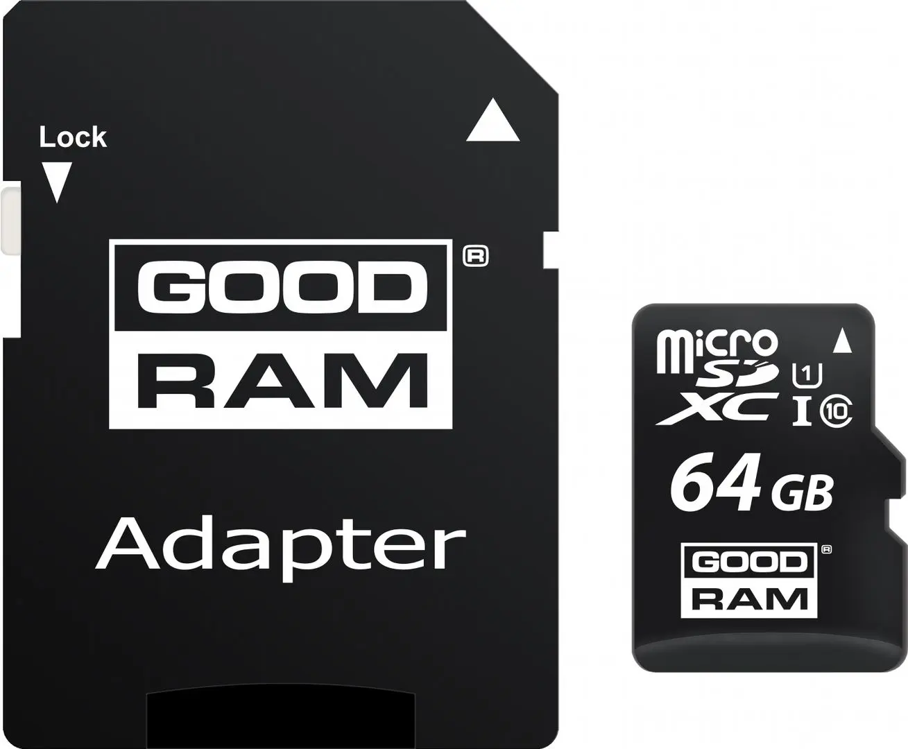 Карта памяти GoodRam M1AA-0640R12 microSDXC 64GB UHS-I Class 10 +SD adapter