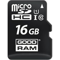 Карта памяти GoodRAM microSDHC class10 16Gb UHS-I + SD adapter (M1AA-0160R12) Thumb