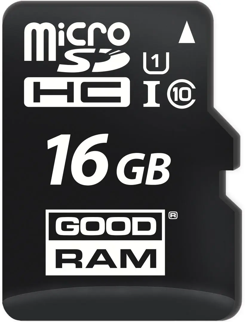 Карта памяти GoodRAM microSDHC class10 16Gb UHS-I + SD adapter (M1AA-0160R12)