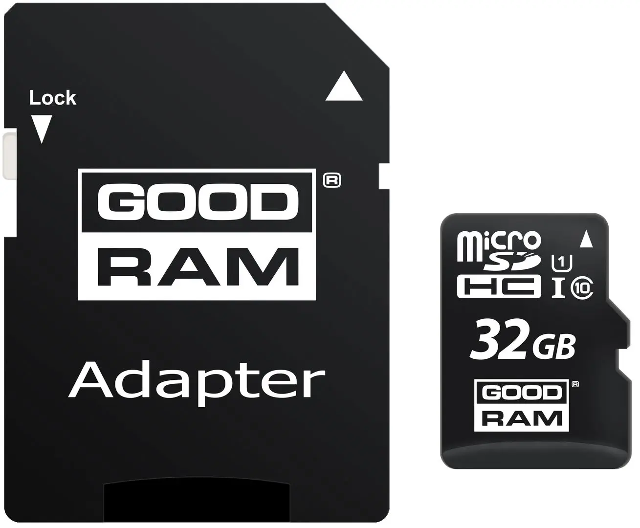 Card memorie GoodRAM microSDHC class10 32Gb UHS-I + SD adapter (M1AA-0320R12)