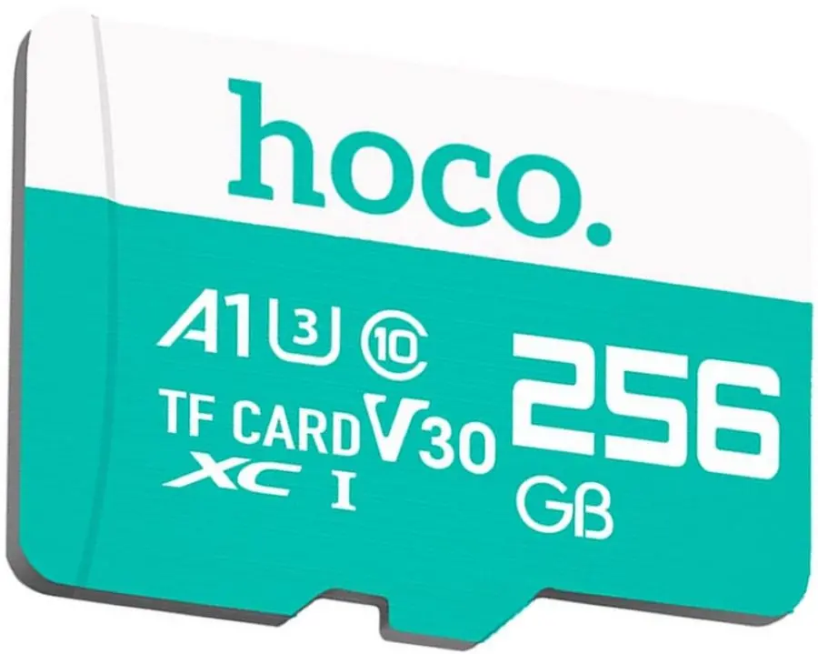Card memorie Hoco microSDXC 256GB Class 10 U3 (Lake Blue)