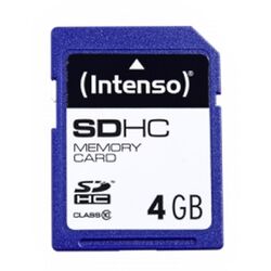 Карта памяти Intenso SDHC class10 4Gb (4034303016037)