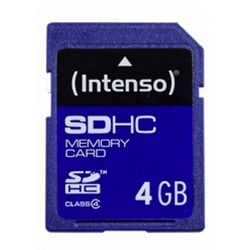 Карта памяти Intenso SDHC class4 4Gb (4034303007561)