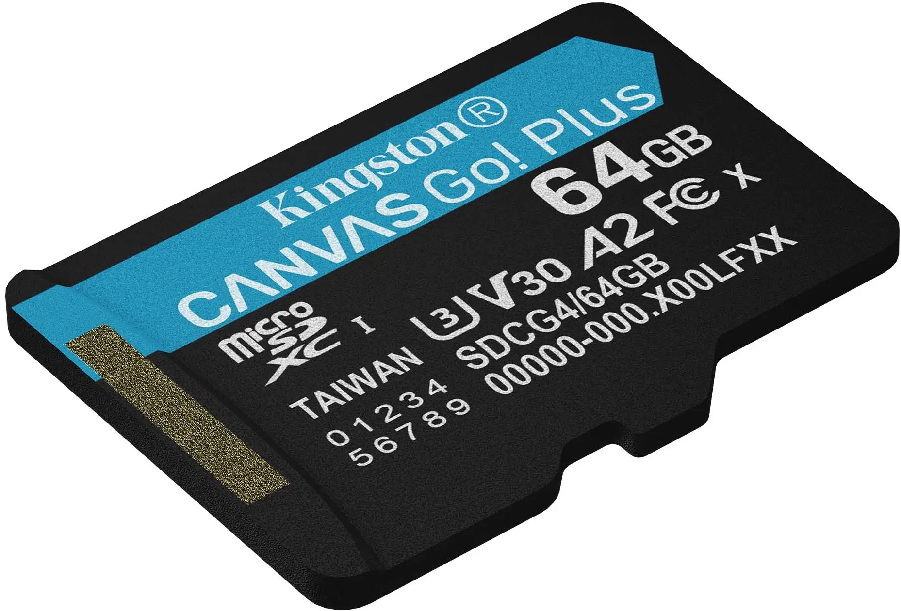 Card de memorie Kingston Canvas Go microSDXC 64GB Class 10 UHS-I U3 V30 A2