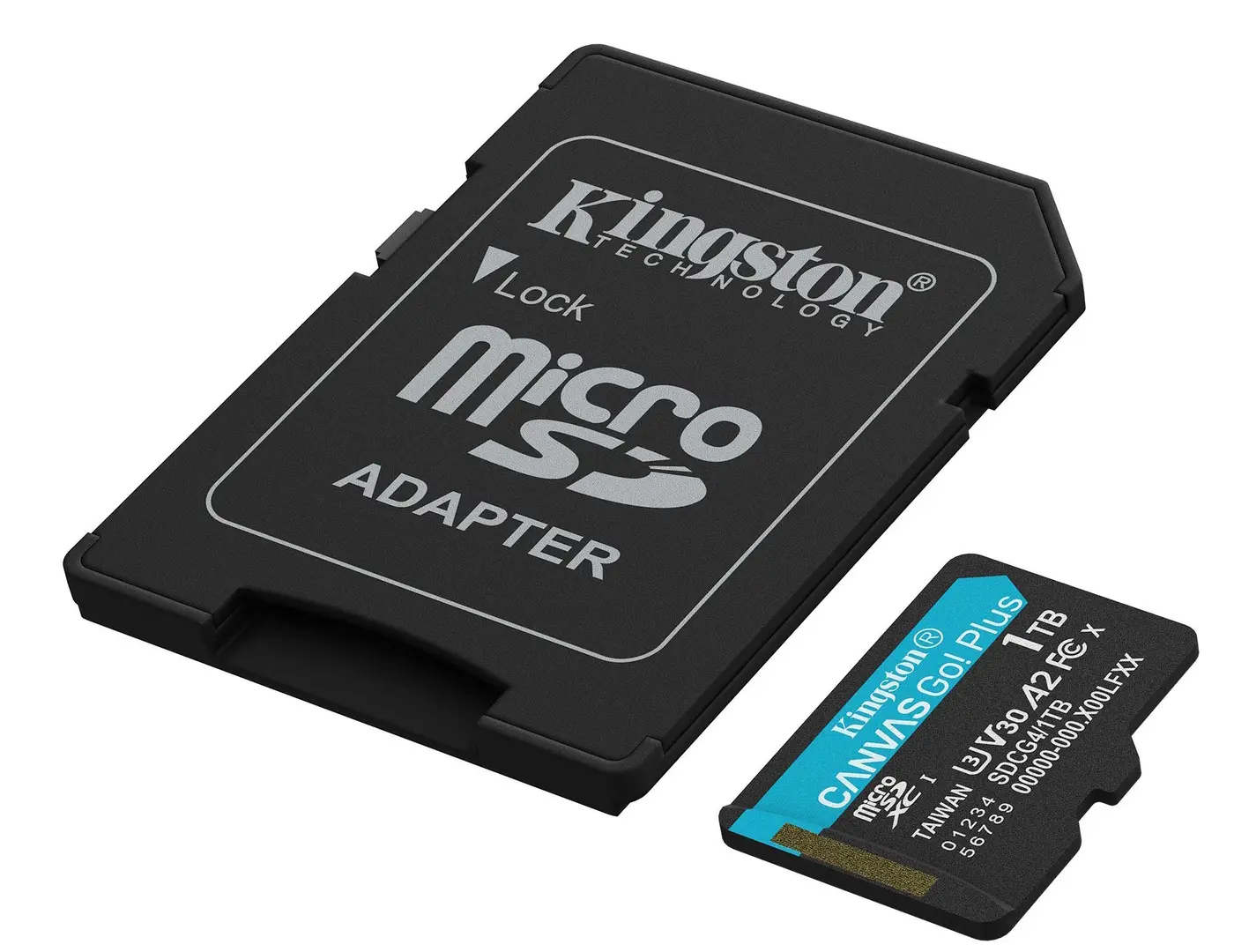 Карта памяти Kingston Canvas Go! Plus Gen4 microSD 1TB Class 10 UHS-I U3 + SD adapter
