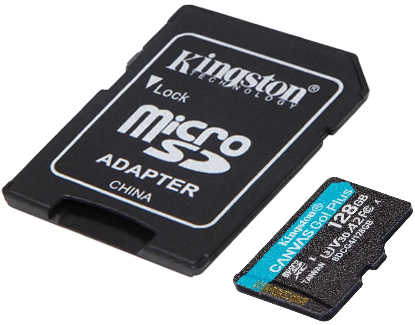 Card memorie Kingston Canvas Go! Plus microSDXC 128GB Class 10 UHS-I + SD adapter (SDCG4/128GB)