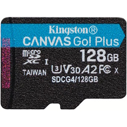 Card memorie Kingston Canvas Go! Plus microSDXC 128GB Class 10 UHS-I + SD adapter (SDCG4/128GB) Thumb