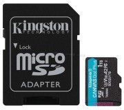 Card de memorie Kingston Canvas Go! Plus microSDXC 1TB Class 10 UHS-I U3 + SD adapter