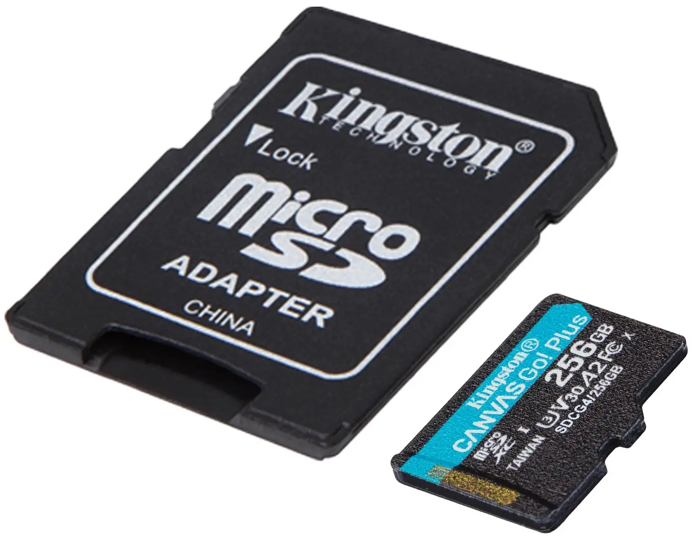 Card memorie Kingston Canvas Go! Plus microSDXC 256GB Class 10 UHS-I + SD adapter (SDCG4/256GB)