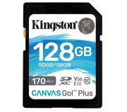 Card memorie Kingston Canvas Go! Plus SDXC 128GB V30 Class 10 UHS-I