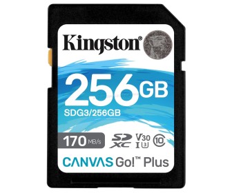 Card memorie Kingston Canvas Go! Plus SDXC 256GB V30 Class 10 UHS-I (SDG3/256GB)