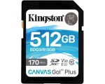 Карта памяти Kingston Canvas Go! Plus SDXC 512GB C10 UHS-I U3