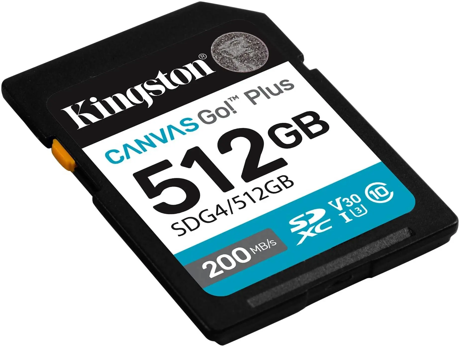 Card de memorie Kingston Canvas Go! Plus SDXC 512GB V30 Class 10 UHS-I (SDG4/512GB)