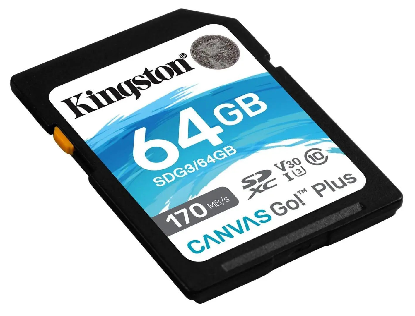 Карта памяти Kingston Canvas Go! Plus SDXC 64GB V30 Class 10 UHS-I