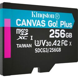 Card memorie Kingston Canvas Go! Plus Ultimate microSDXC 256GB Class 10 UHS-I U3 Thumb