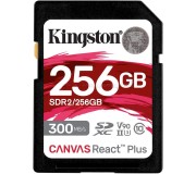 Card de memorie Kingston Canvas React Plus SD Class 10 256GB UHS-I