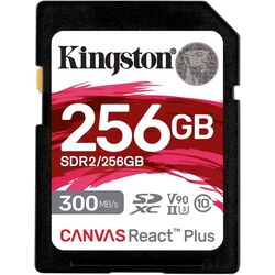 Card de memorie Kingston Canvas React Plus SD Class 10 256GB UHS-I