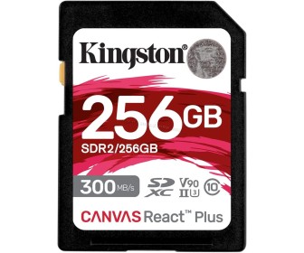 Card de memorie Kingston Canvas React Plus SD Class 10 256GB UHS-I