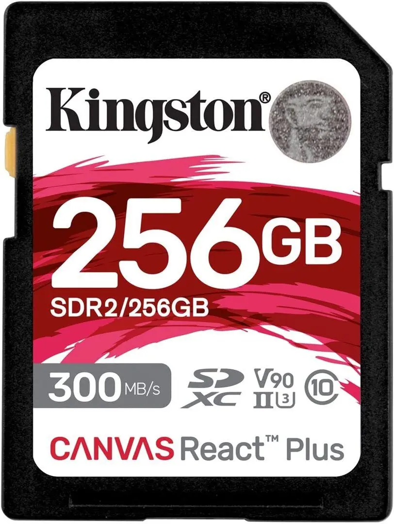 Карта памяти Kingston Canvas React Plus SD 256GB Class 10 UHS-I