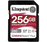 Card memorie Kingston Canvas React Plus SD 256GB V60 Class 10 UHS-II (SDR2V6/256GB)