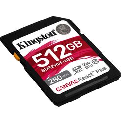 Карта памяти Kingston Canvas React Plus SD 512GB V60 Class 10 UHS-II (SDR2V6/512GB) Thumb