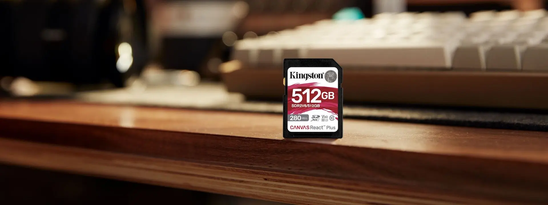 Карта памяти Kingston Canvas React Plus SD 512GB V60 Class 10 UHS-II (SDR2V6/512GB) - 3