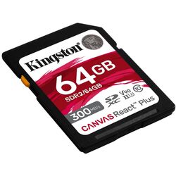 Card de memorie Kingston Canvas React Plus SD 64GB Thumb