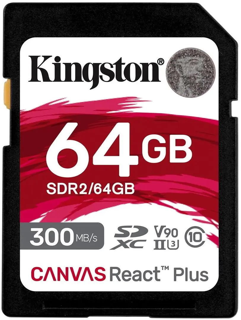 Card de memorie Kingston Canvas React Plus SD 64GB