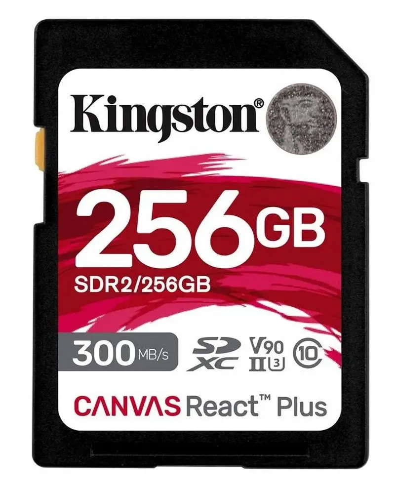 Карта памяти Kingston Canvas React Plus SD Class 10 256GB UHS-II