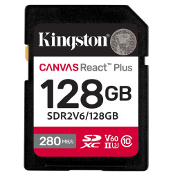 Card de memorie Kingston Canvas React Plus V60 128GB (Black) Thumb