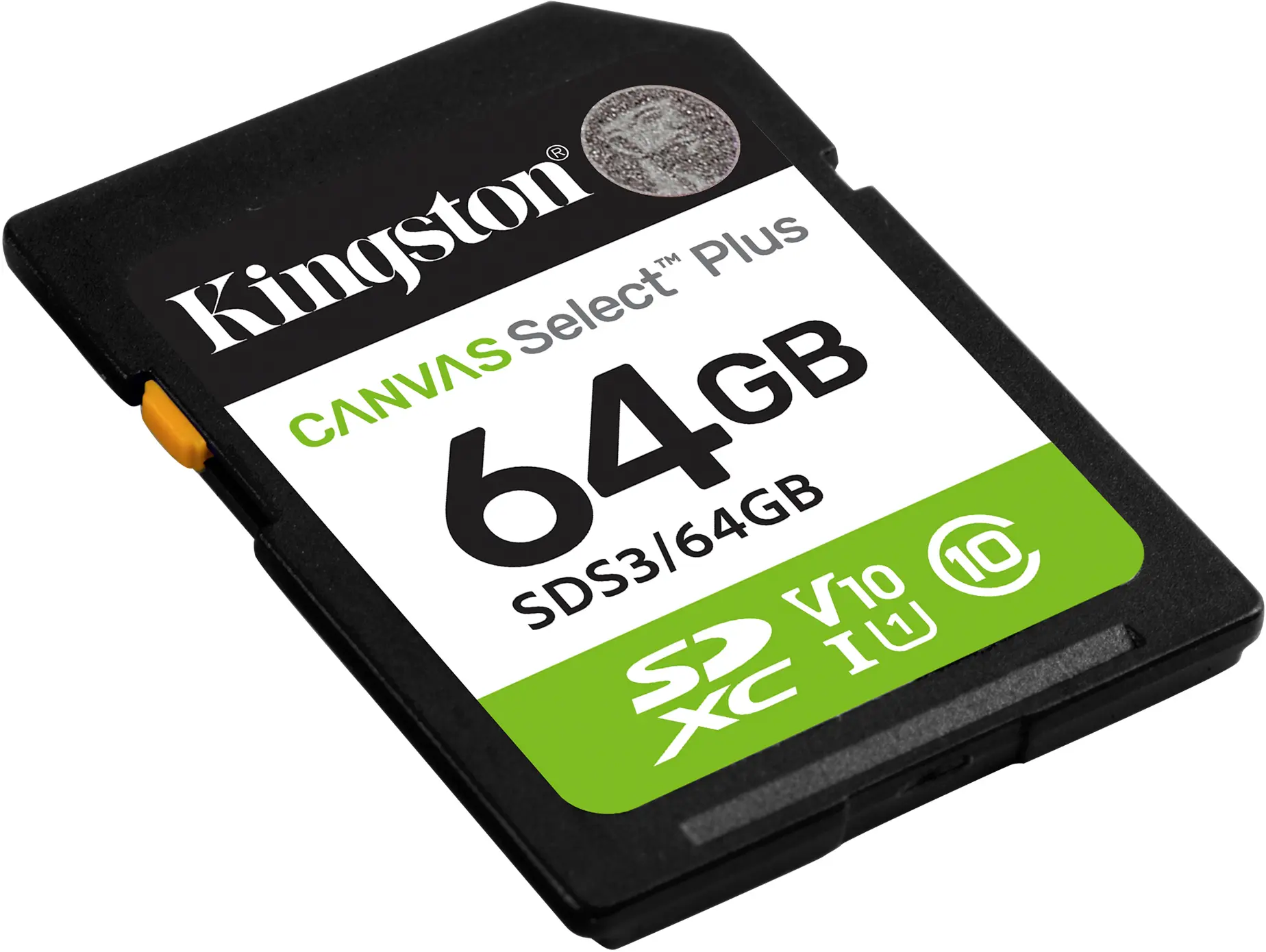 Card de memorie Kingston Canvas Select Plus Gen3 SDXC 64GB Class 10 UHS-I U1 - 2