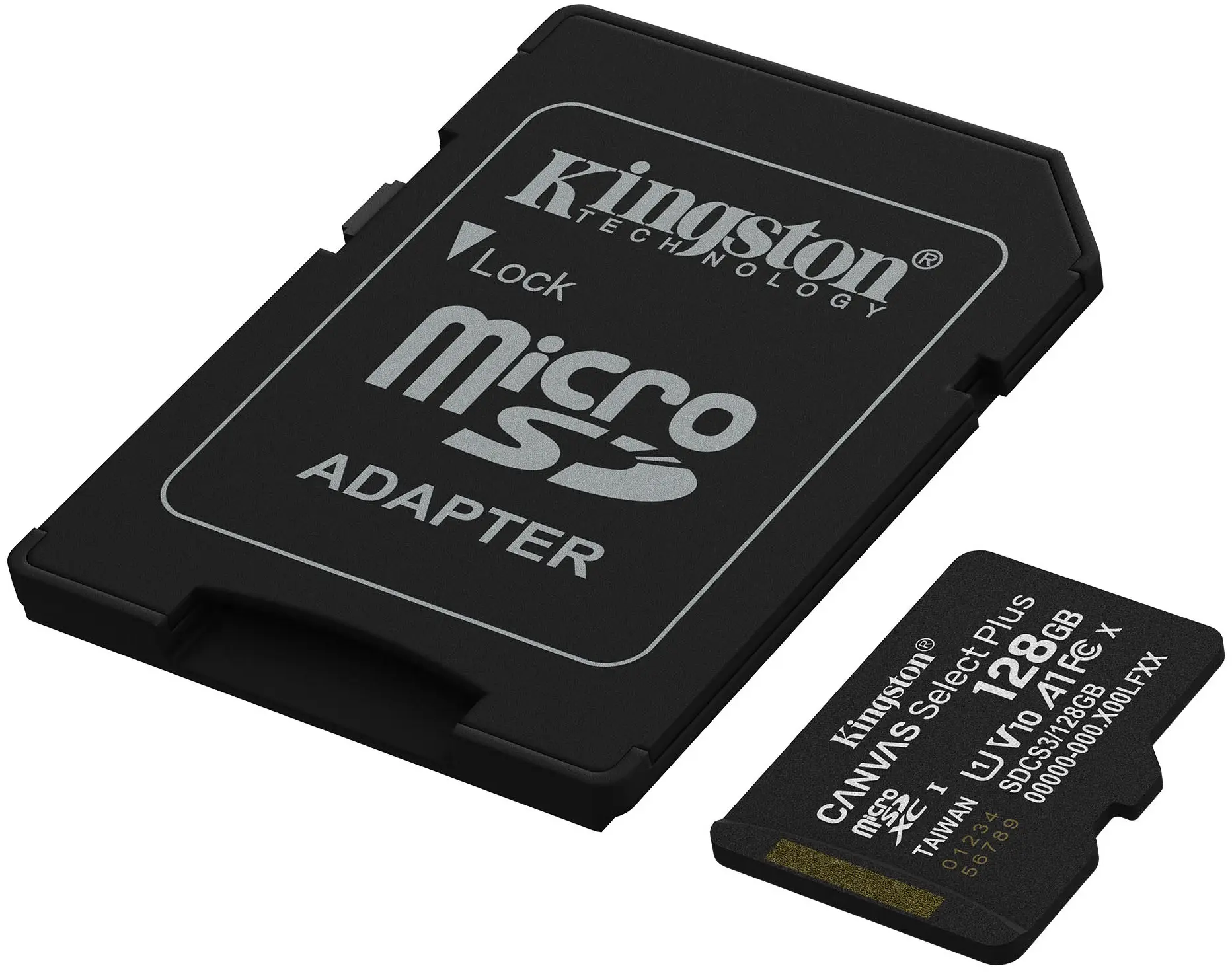 Card de memorie Kingston Canvas Select Plus microSDHC 128GB Class 10 UHS-I U3 + SD adapter