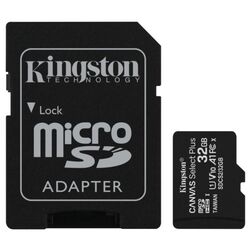 Card memorie Kingston Canvas Select Plus microSDHC 32GB UHS-I U1 V10 A1 + SD adapter Thumb