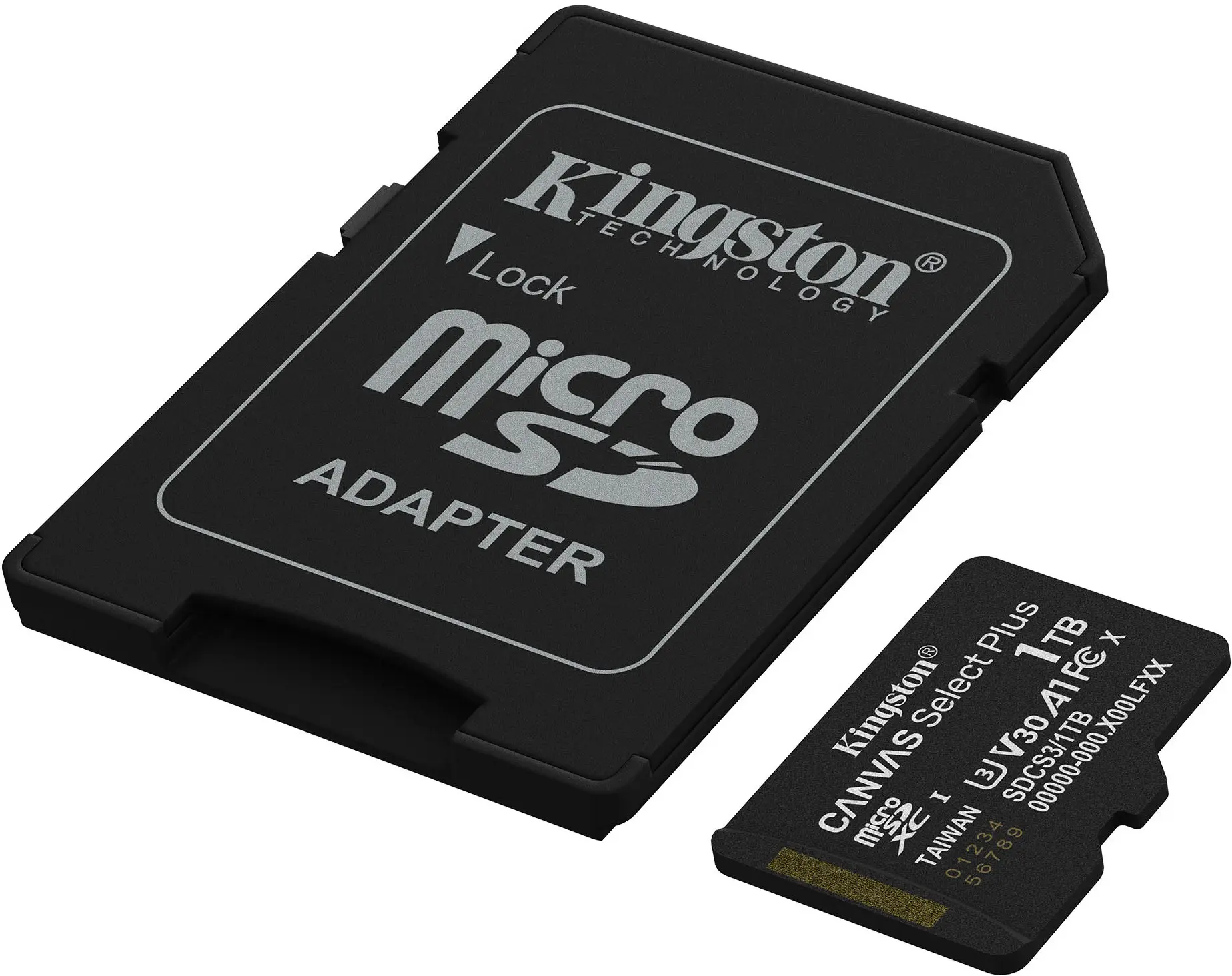 Card de memorie Kingston Canvas Select Plus microSDXC 1TB Class 10 UHS-I U3 + SD adapter