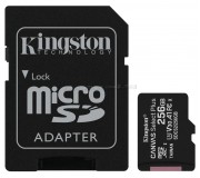 Card memorie Kingston Canvas Select Plus microSDXC 256GB Class 10 UHS-I U1 + SD adapter