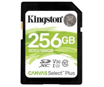 Card memorie Kingston Canvas Select Plus SDXC 256GB Class 10 UHS-I U1